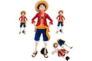One Piece Ace - Figurine Luffy - pour Enfants - Décoration de Collection d'anime - Super Figure Collection Personnage Thème Anime Model PVC - Figurines d'action pour Bureau - Visage Transformable