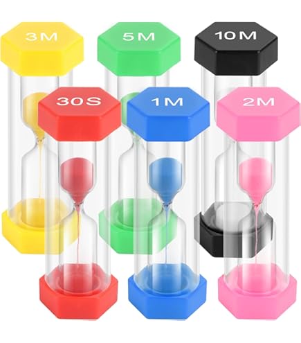 30 minuten zandloper timer zandloper zandloper hourglass kleuren zandloper met gekleurd zand voor dagelijks gebruik bij het tandenpoetsen, zandlopertimer