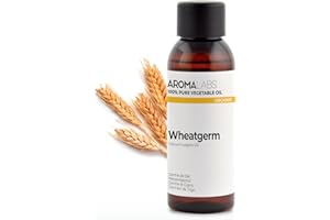 BIO - Olio vegetale GERME DI GRANO - 50mL - 100% Puro, Naturale, Spremuto a freddo e Certificato AB - AROMA LABS (Marchio Francese)