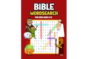 Bible Wordsearch For Kids Ages 8-12: An Educational Christian Puzzle Book About Some Great Events Of The Bible