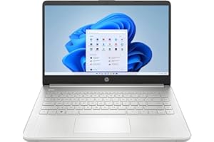 HP 14s-dq2025ns - Ordenador Portátil de 14" Full HD (Intel Core i3-1115G4, 8GB RAM, 512GB SSD, UHD Graphics, Windows 11 Home) Plata - Teclado QWERTY Español