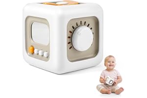 OWNARTS Gifts for 1 2 Year Old Babies Boys Girls, 6-12-18-24 Months Baby Sensory Educational Activity Toys for Infants Toddlers Autism Montessori Learning Busy Cube for Kids Boy Age 1 2 3 Birthday Present
