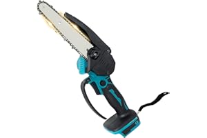 BUANKAD Battery Chainsaw 6-Inch, Cordless Chainsaw Compatible with Makita 18V Battery, Cordless Tree Pruning, Portable Handheld Chainsaw for Tree Pruning & Wood Cutting(Tool only, no Battery)
