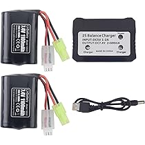 thumbnail image 2 of 7.4V 1100mAh Lithium Battery With USB Charger For H102 TX121 RC Boat Replacement 2 of 10