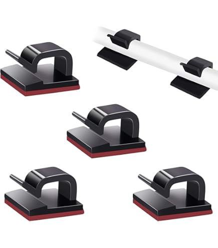 100 Pz Clip Filo Cavo Autoadesivo Morsetto Filo Organizzatore - Foto 10