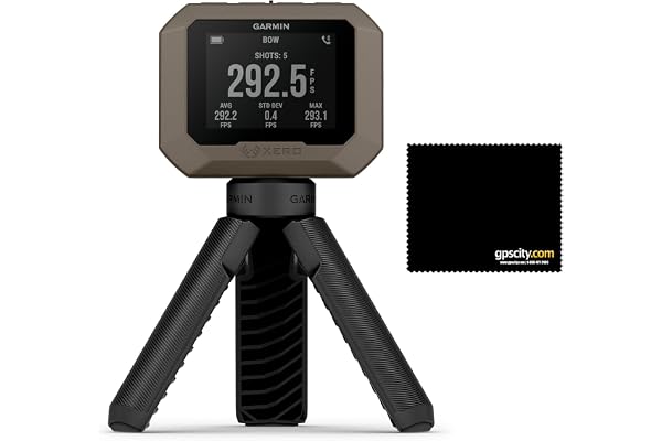 Garmin Xero C1 Pro – Chronographe compact, installation simple avec chiffon de nettoyage en microfibre GPS City (010-02618-10)