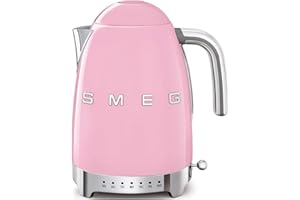 Smeg KLF04PKEU czajnik elektryczny, 2400, metal, 1,7 litra, pastelowy róż