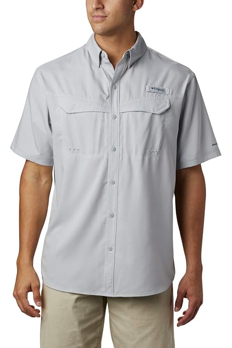 Columbia Chemise à Manches Courtes Pour Homme Ss21, Voile