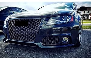 GOINGFAST Griglia Anteriore Maschera Calandra Nido Ape Nero Lucido Compatibile con A4 B8 8K 07-12