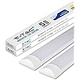 V-TAC 60W 6Ft LED Tube Lights 6400K Daylight White | 2 Pack Samsung LED T8 Batten Lights | Energy Efficient | 650 Lumens Each | Garage & Indoor/Outdoor Use