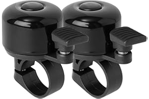 Binudum Campanello Bici Confezione da 2 con Suono Melodioso Classico Mini Campanello per Bicicletta per Bambini Adulti Clacson per Bici da Strada, Mountain Bike per Scooter, MTB, BMX