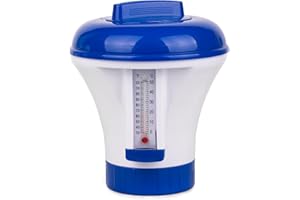 DPOOL Dosificador de Cloro Regulable Grande con termometro para Pastillas de 200 gr