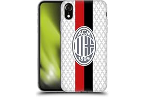Head Case Designs Licenza Ufficiale AC Milan Away Kit per Stemma 2023/24 Custodia in Gel [Protezione di Grado Militare] Compatibile con Apple iPhone XR