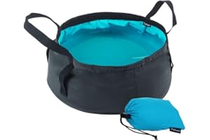 BJ-Shop Bacino Pieghevole,Secchio Pieghevole Lavabo Portatile Leggero a Prova di perdite con Borsa per Il Campeggio da Corsa Lavaggio Pesca 8.5L