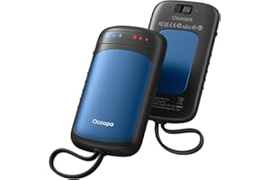 OCOOPA Calentador de Manos Recargable de Doble Cara, Calor Instantáneo en 2s, Autonomía 8h, 67g Ligero, Calienta Manos electrico para Camping, Caza, Viajes, Raynauds, Regalo para Hombre, UT5 DuoHeat