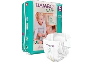 Bambo Nature Junior 12-18 kg, White, Size 5 (1 X Pack Of 22)