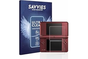 savvies Protection Ecran pour Nintendo DSi XL (18 Pièces) - Film Protection Ultra Clair