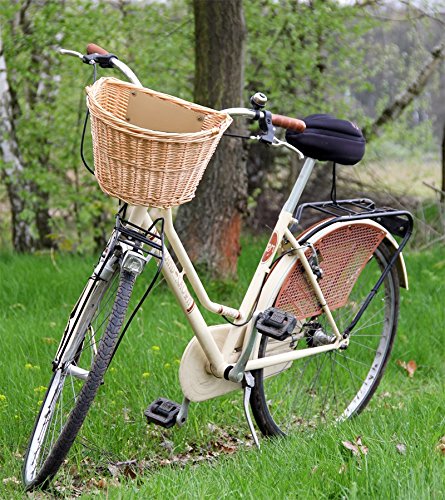 Fahrradkorb für Lenker Weide Korbgeflecht Transportkorb Weidenkorb #2352 - 4