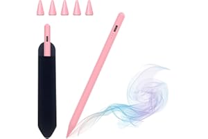 HZD Stift für iPad 10th&11th Generation, Schnellladeleistung Palm Rejection und Neigungssensitivität, Pencil für Apple iPad 11/10/9/8/7/6, Mini 6/5, Air 5/4/3/M2/M3, Pro 3/4/5/6/M4 Generation (Rosa)