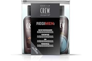 AMERICAN CREW Travel Kit, unverzichtbare rundum Pflege für Bart, Haar und Körper für unterwegs