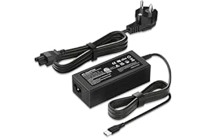 LTBSTOYE Chargeur USB-C Type C 45 W Compatible avec Les Ordinateurs Portables Dell/HP/ASUS/Acer/Samsung/Google - Adaptateur Secteur à Charge Rapide pour Chromebook