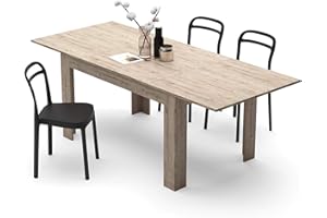 Mobili Fiver, Easy, Extendable dining table, 140(220) x90 cm, Oak, Made In Italy