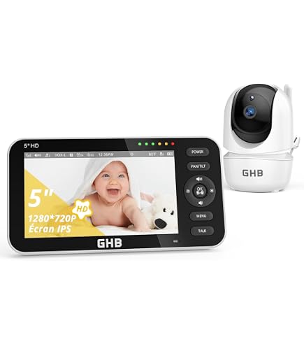 Test Babyphone GHB : moniteur Vidéo 3. 2″ avec Vision Nocturne
