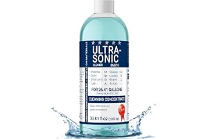 1x 1000 ml ultraljudsrengörare, koncentrat | vätska | för glasögon, klockor, smycken, tandproteser m.m. i ultraljudsbad