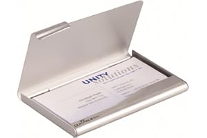 ‎DURABLE Durable 2415/23 Aluminium Business Card Box/Holder/Case - Silver