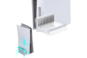 HomeMount PS5 Wandhalterung - Platzsparende Wandhalterung für PlayStation 5, Verstellbare Halterung mit Anti-Rutsch Polsterung und Wärmeableitung
