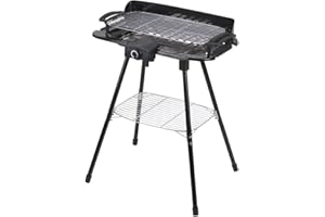 Tristar Barbecue Elettrico BQ-2820, 2000 Watt, con Supporto, Lavabile in lavastoviglie