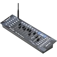 Tomshine 192 Kanäle DMX 512 Steuerpult,Lichtsteuerung,DMX Controller,Drahtlos DMX Konsole,DJ Betreiber Equippment für…