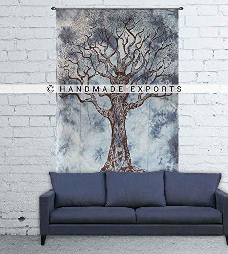 Tree of Life Tapestry-Good Luck. Quality For Home or Dorms Psychedelic Hippie Asian Contemporary Canvas Wall Hanging Art. The Ultimate Bohemian Tapestry Decor
