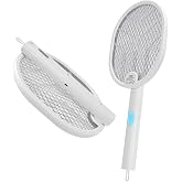 CurrentBazaar Type-C Rechargeable UV Lighted Fly Racket 1200mAh 3000V Output Foldable Strap Racket Fly Killer, Asonic AS-A26