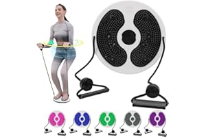 SNUGEASY Waist Whisper, tavola a disco per esercizi, tavola twister con manganet riflessologia per dimagrire e rafforzare addominali e addominali e addominali, massaggio suola del piede
