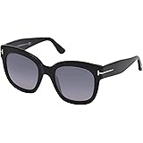 Tom Ford FT0613 01C 52 Montature, Nero (Nero LucidoFumo Specchiato), 52.0 Unisex-Adulto