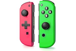 LAMPELC Wireless Controller für Switch,Ersatz L/R Joy Pad Controller für Switch mit Doppelte Vibration/Wake-up Function/Screenshot