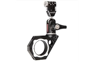 iSHOXS Bull Bar Prox 23 | Support de Guidon de vélo pour caméra d’Action | Compatible à GoPro Hero 11-10-9- Max, DJI Osmo Apexcam et appareils identiques | en Aluminium 19-23 mm