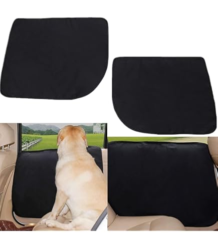 MIGHTYDUTY Protection De Porte Voiture Chien 2 Pièces/Set Imperméable Facile à Nettoyer Installation Rapide Pet Dog Couverture De Porte De Voiture - 2