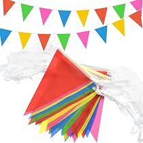 480 Metri Di Bandierine Triangolari Colorate 900 Pezzi In Tessuto Di Nylon – Rosse, Rosa, Gialle, Verdi E Blu, Per Feste, Matrimoni E Giardino