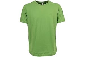 SUN68 T-Shirt Uomo T33115 Tshirt Round Bottom Sun 68