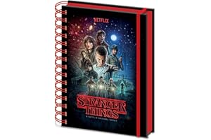 PYRAMID INTERNATIONAL Stranger Things notebook a spirale A5, Multicolore