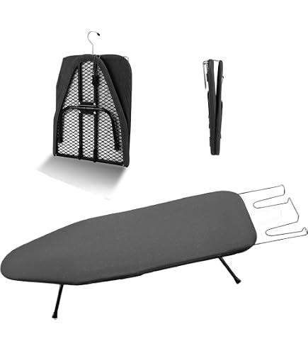 Planche à Repasser Pliable Avec Repose,81 x 30 Cm Tischbügelbrett Bügelbrett Klappbar,Table à Repasser Compacte Avec Revêtement En Coton,Peu Encombrante,Avec Support Pour Fer à Repasser (GRIS ARGENTÉ