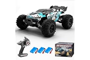 Teeggi 70 km/h fjärrstyrd bil för vuxna, 1/16 borstlös motor RC hög 4WD hastighet offroad drift racerbil, 3 batterier