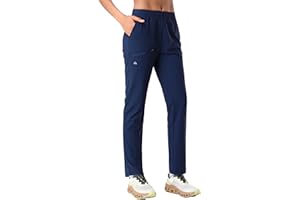 PIONEER CAMP Jogging Femme Lumière Pantalon Sport pour Femmes Freizeithose Taille Elastique Bas de Pantalons Sport Yoga UPF50+ avec 3 Poches