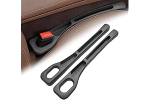 JYNVO Riempimento Spazio tra Sedili Auto (Nero, 1 Coppia)