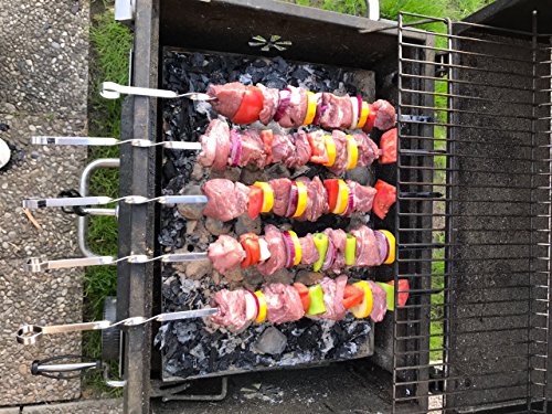 10-er Set Grillspieße 50cm, Schaschlikspieße, Шампура, Schampura, Spieß, Edelstahl - 2