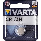 VARTA Batteries Electronics CR1/3N Lithium button cell 3V battery 1-pack, Button cells in original blister pack of 1