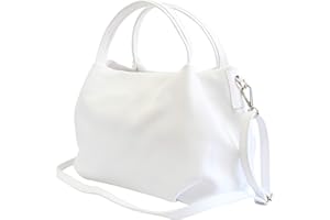 AMBRA MODA AmbraModa GL023 damska torebka z uszami torba na ramię z prawdziwej skóry