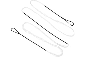 QUARKZMAN Traditionell recurvebåge lina ersättning AMO 70 tum i 12 trådar bågskytte bågskytte tillbehör för universell bågskytte utrustning recurve hästbåge (svart